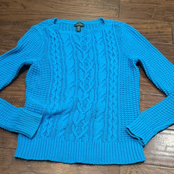 Ralph Lauren Vibrant Blue Crew Neck Sweater - Picture 3 of 4